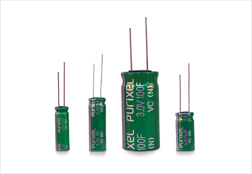Ultra capacitor Purixel's Radial Standard Series PVC